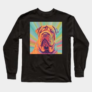 Chinese Crested in 70's Long Sleeve T-Shirt